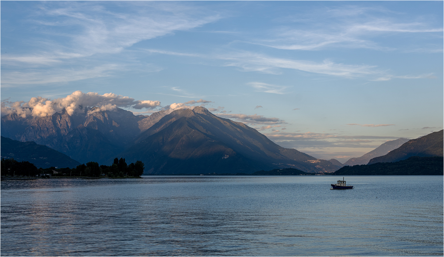 Abend am Como See