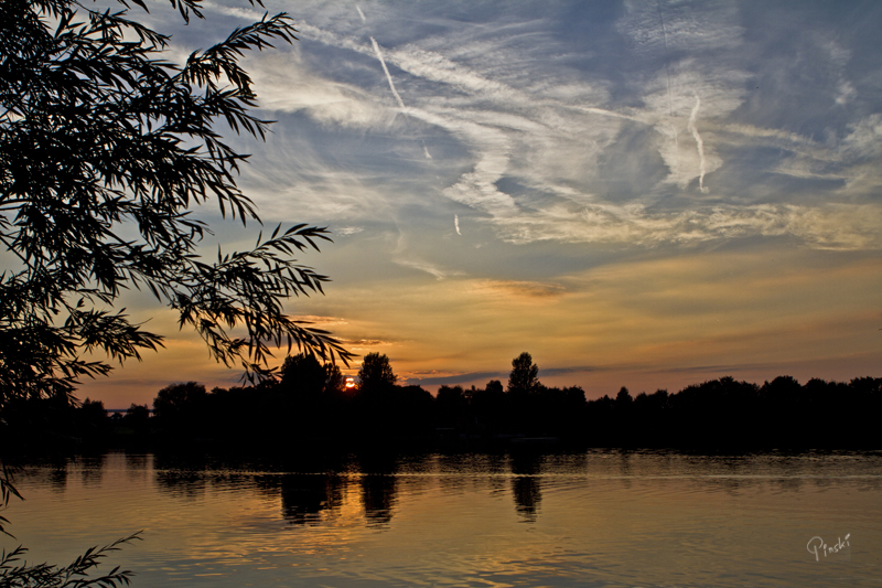 Abend am Echinger See