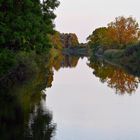 Abend am ehemaligen Eiderkanal an der Schleuse Kluvensiek