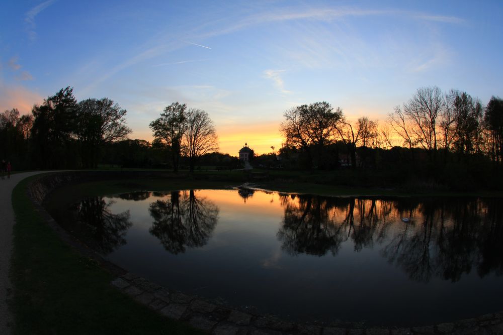 Abend am Fasanenschlösschen Moritzburg