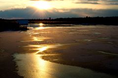 Abend am Federsee