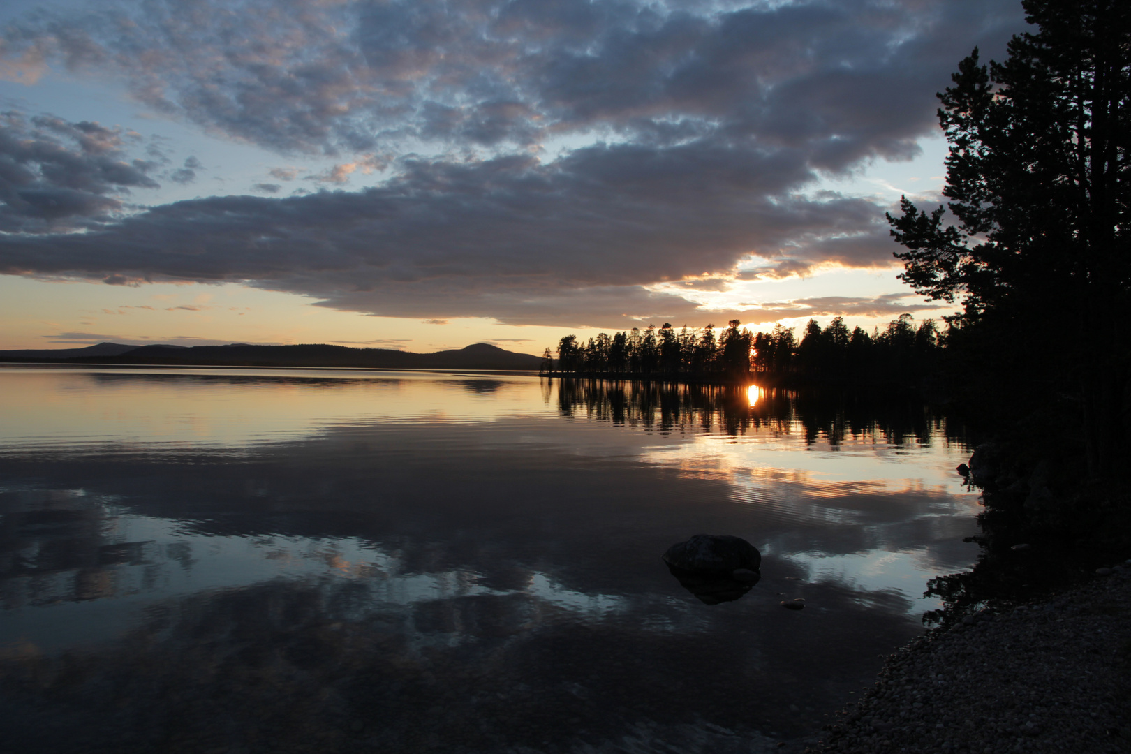 Abend am Femundsee