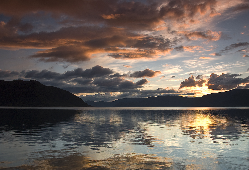 Abend am Fjord