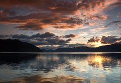 Abend am Fjord