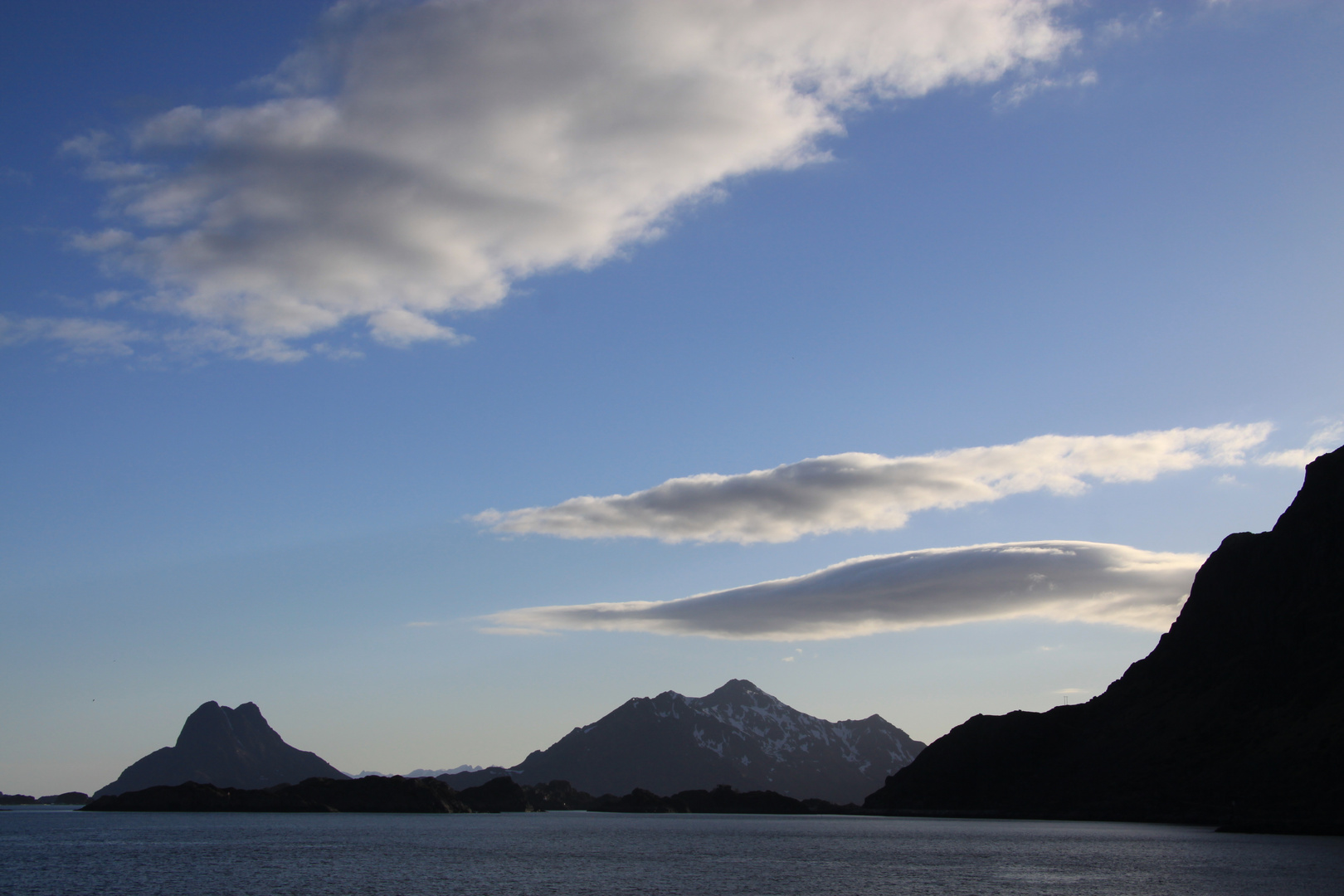 Abend am Fjord