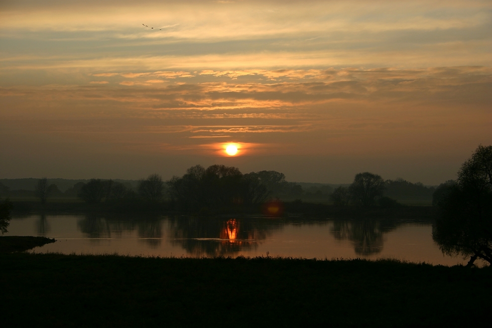 Abend am Fluss