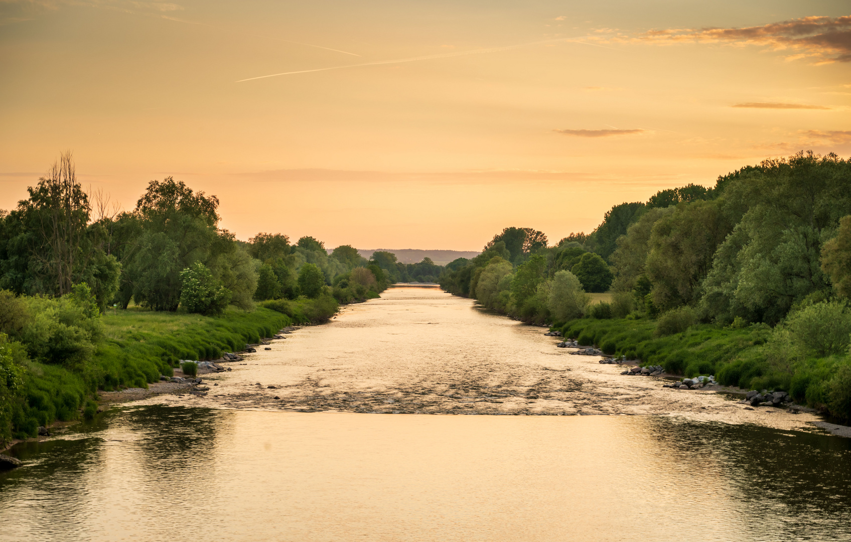 #Abend am Fluss