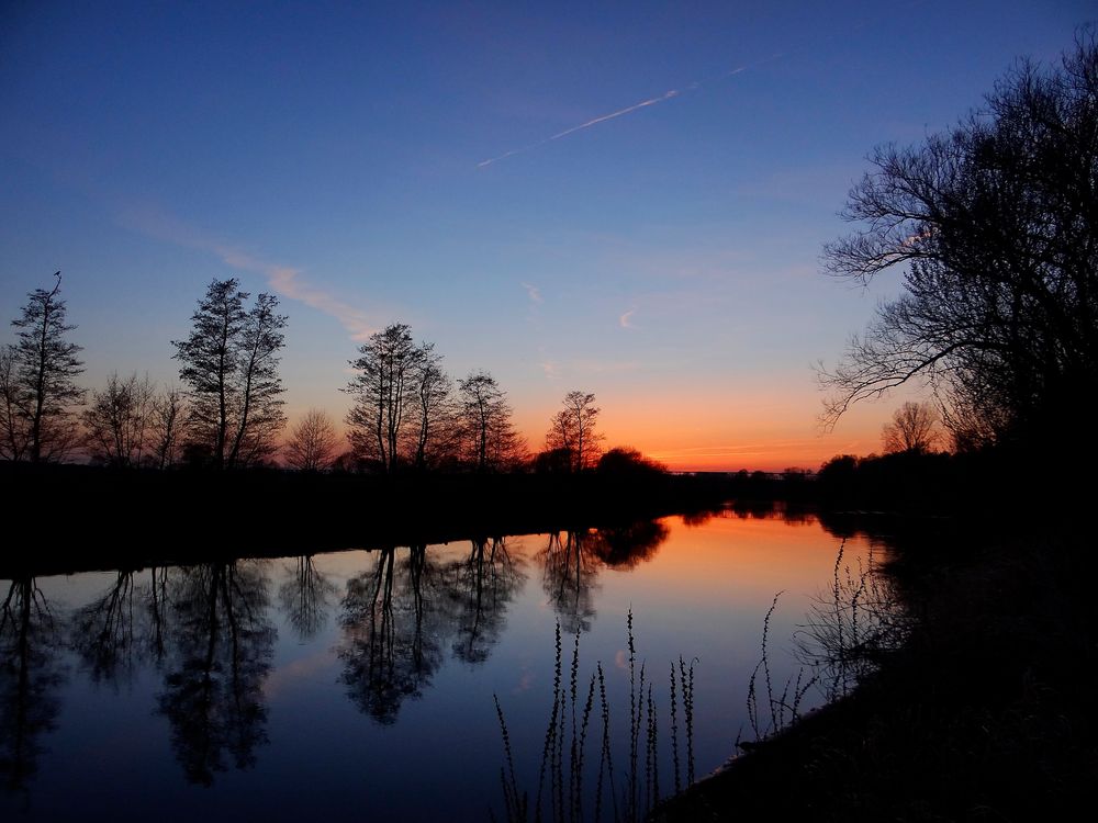 Abend am Fluß