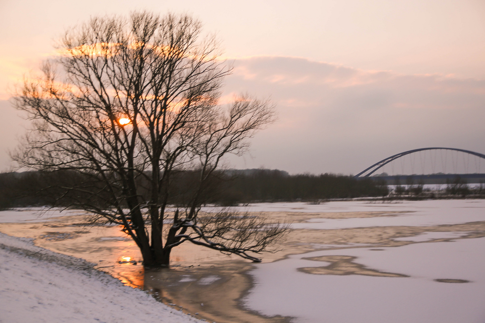 Abend am Fluss .....