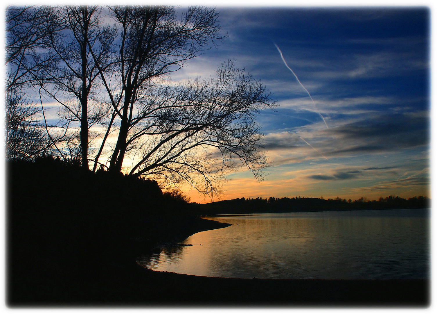 Abend am Förmitzsee