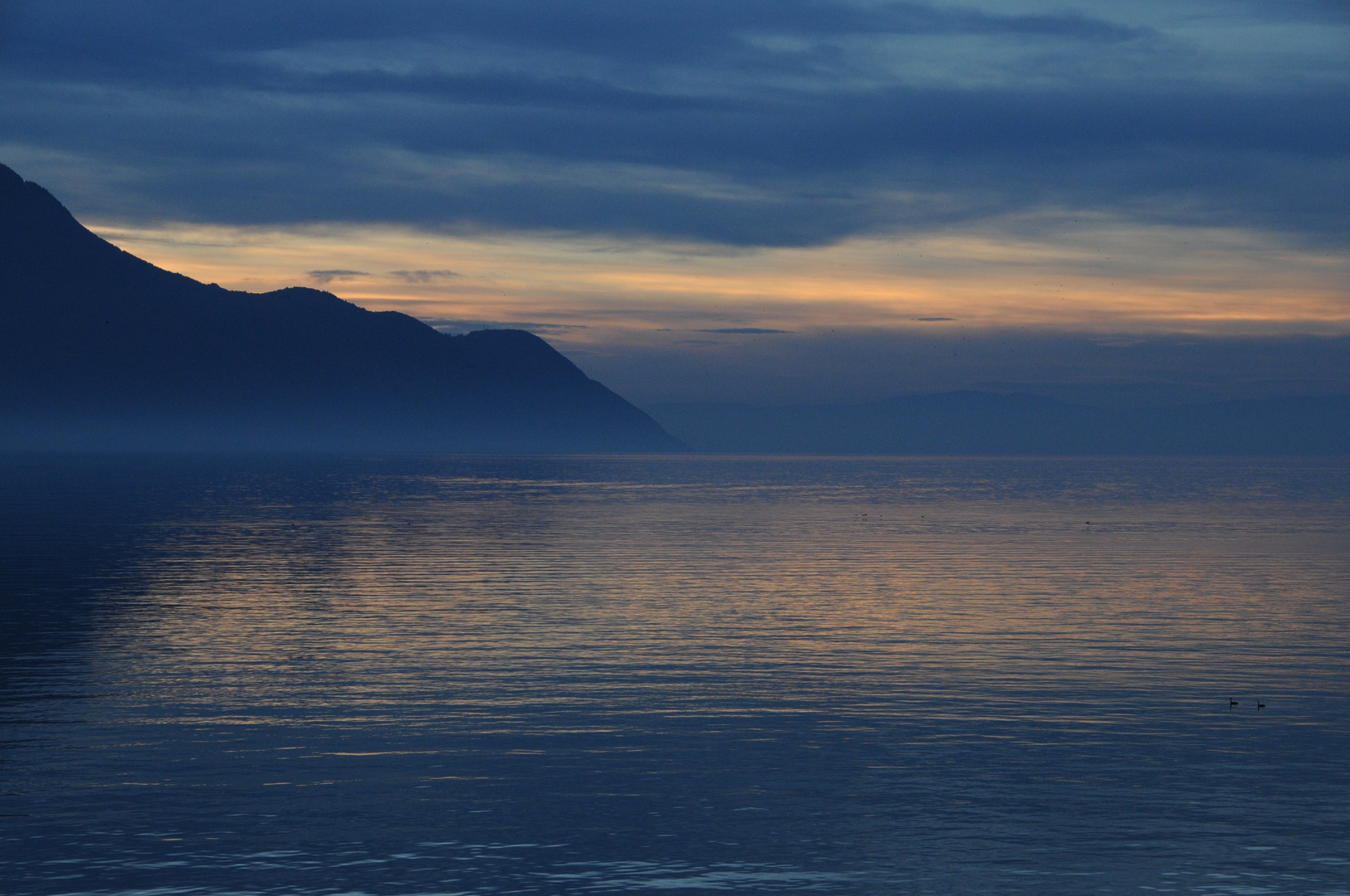 Abend am Genfersee