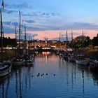 Abend am Germaniahafen in Kiel