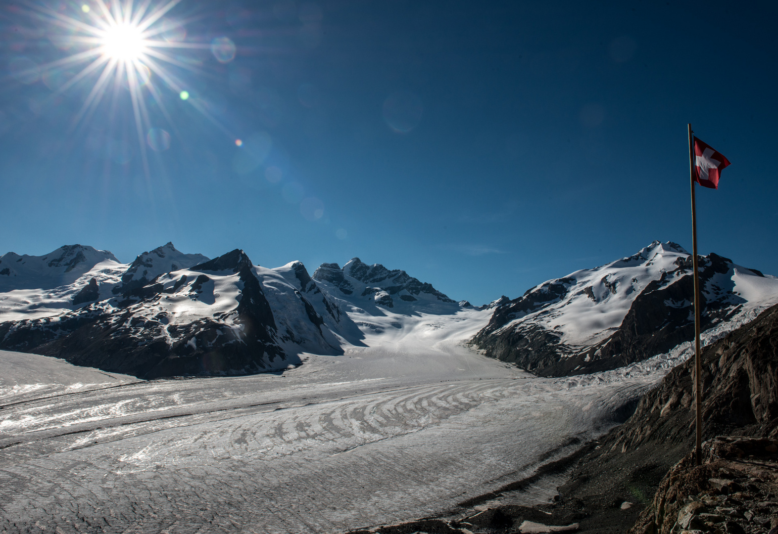 `` Abend am Gletscher ``