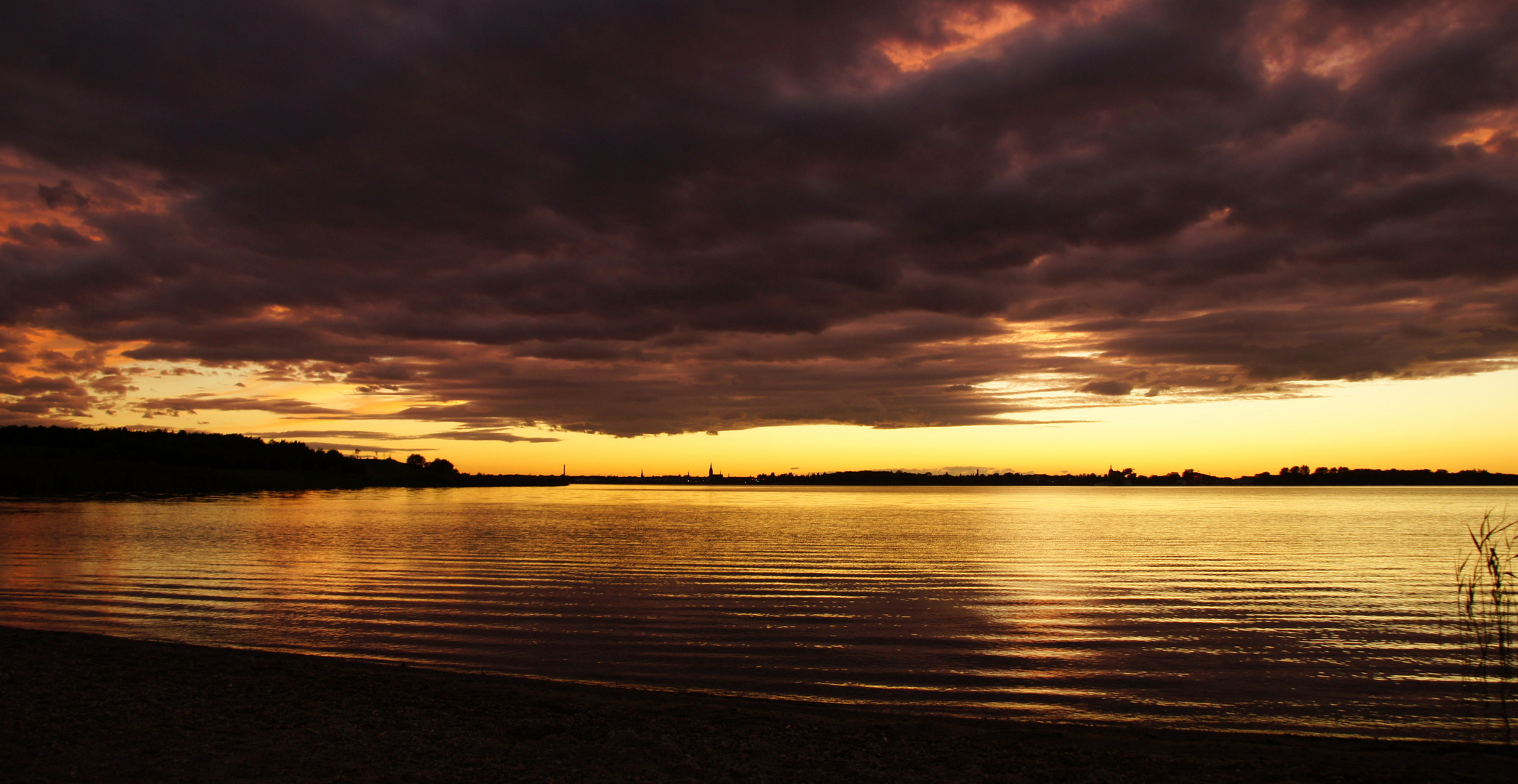 Abend am Goitzschesee