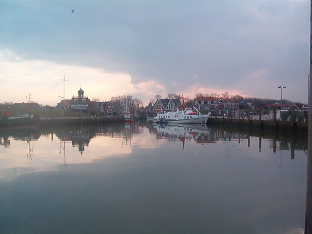 Abend am Hafen