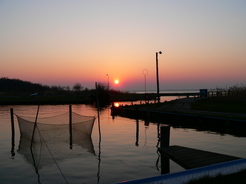 Abend am Hafen