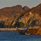 Abend am Hafen von Mutrah