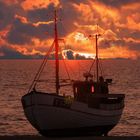 Abend am Hafen von Vorupör / DK