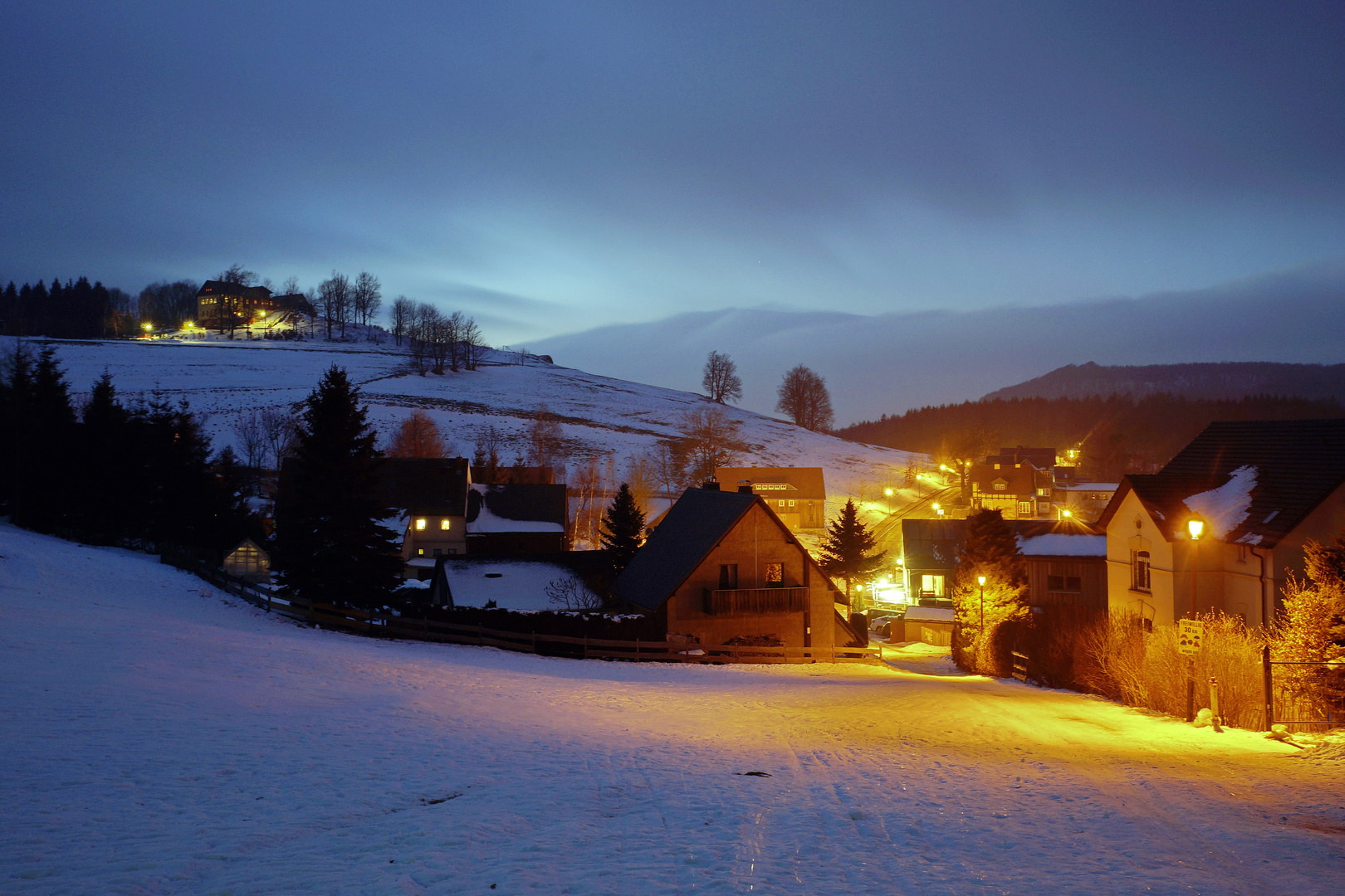 Abend am Hochwald