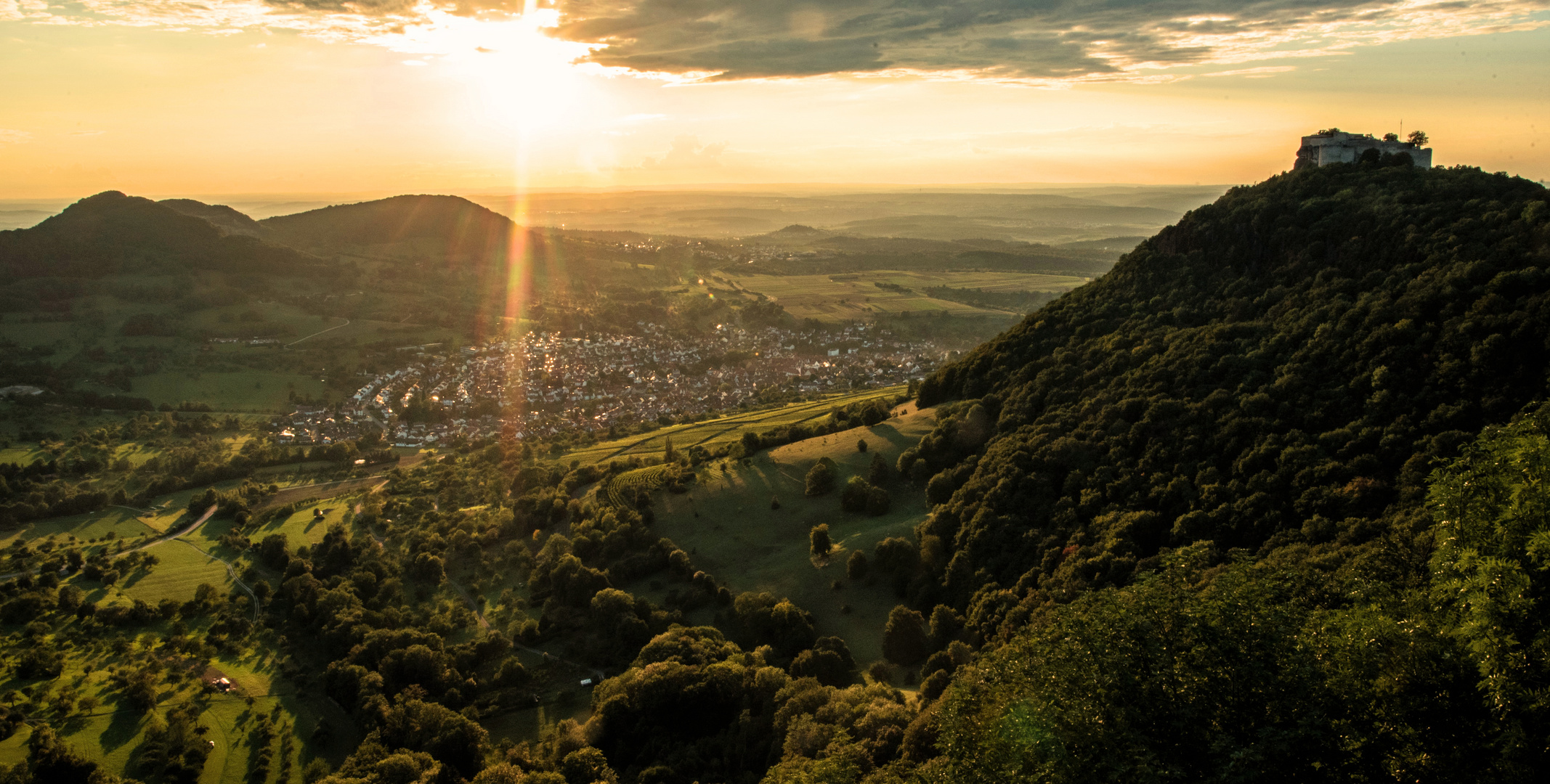 Abend am Hohenneuffen