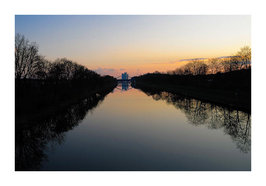 Abend am Kanal