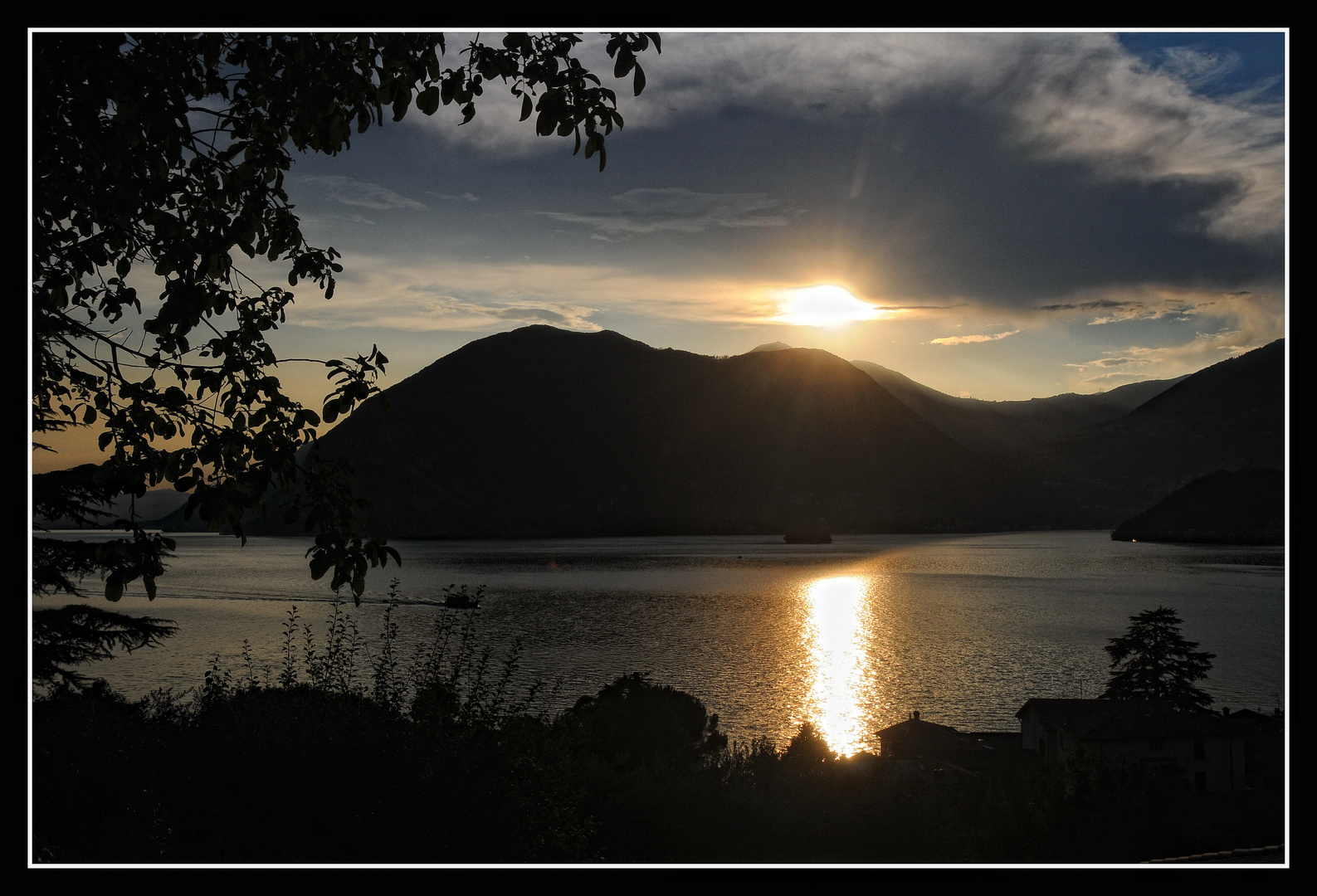 Abend am Lago d'Iseo