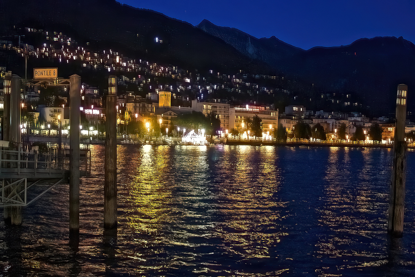 Abend am Lago Maggiore