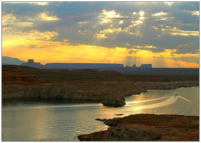 Abend am Lake Powell