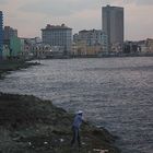 Abend am Malecon in Havana