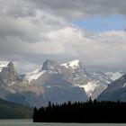 Abend am Maligne Lake