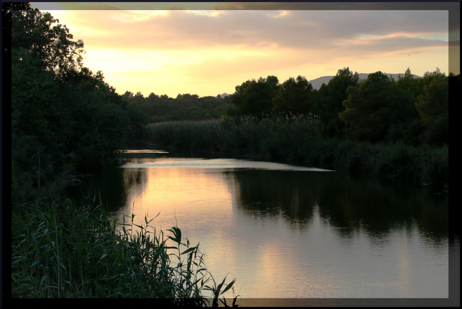 Abend am Mallorca-Fluss