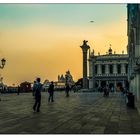 Abend am Markusplatz Venedig