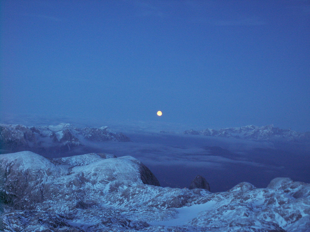 Abend am Matrashaus Hochkönig