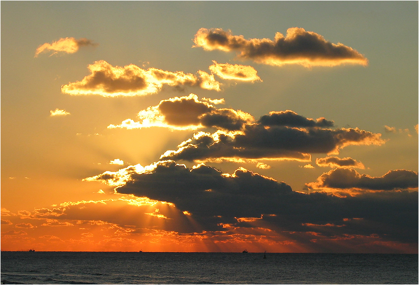 Abend am Meer