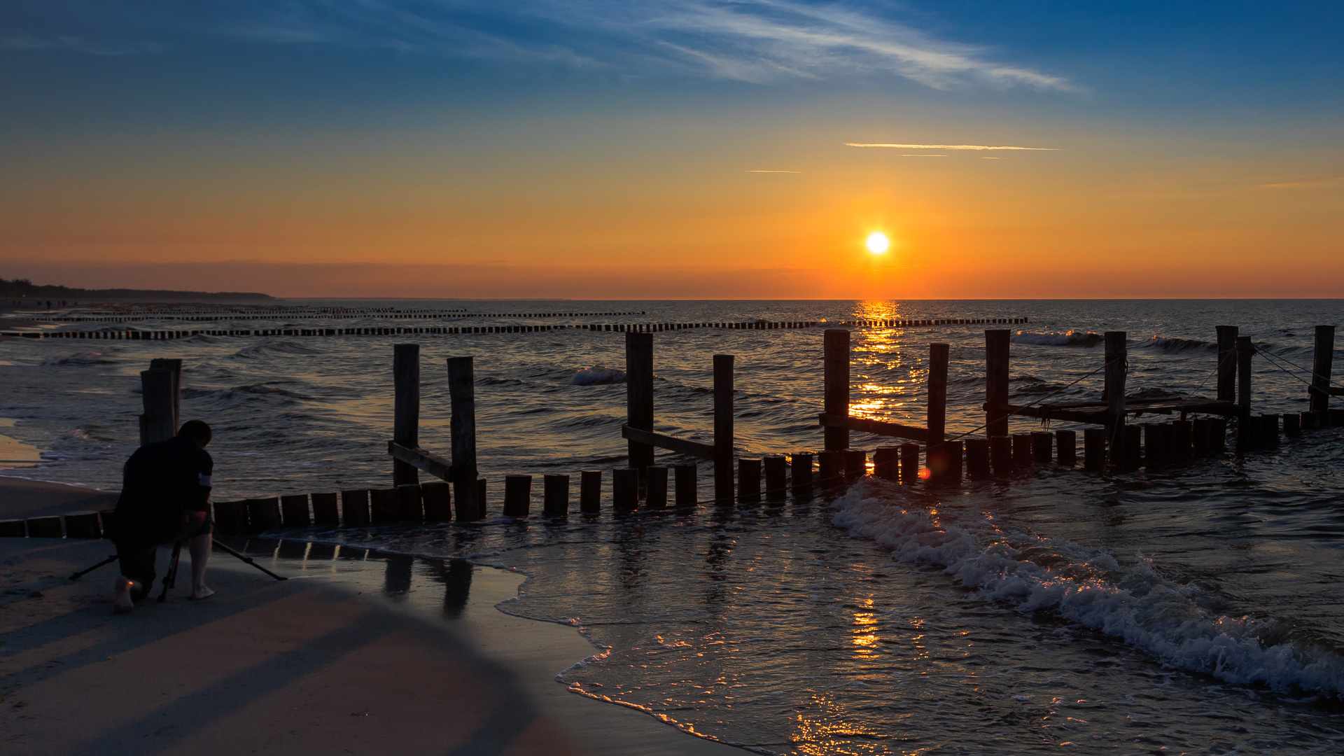 Abend am Meer ...