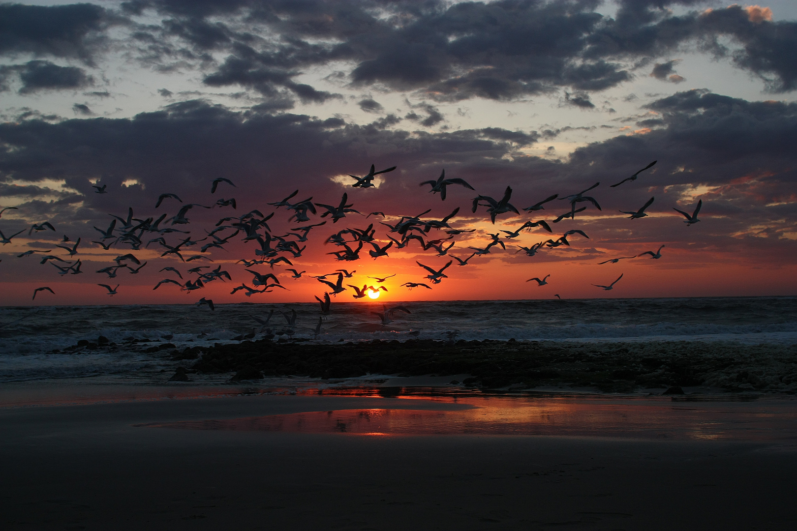 Abend am Meer