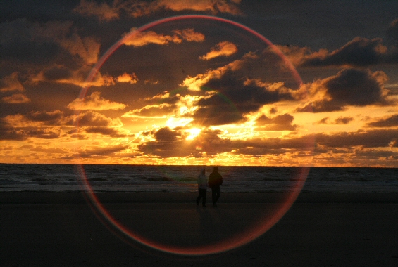 Abend am Meer in Dänemark