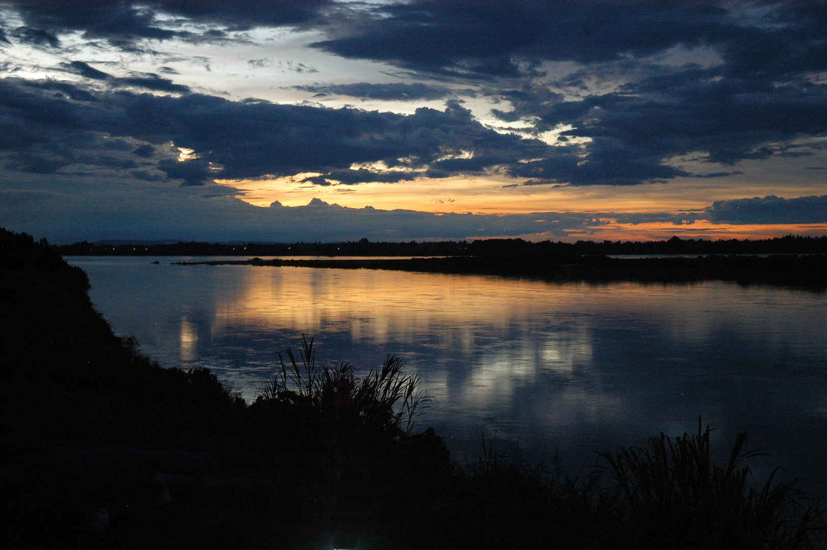 Abend am Mekong