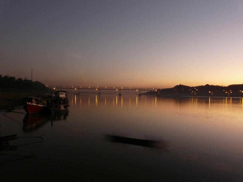 Abend am Mekong