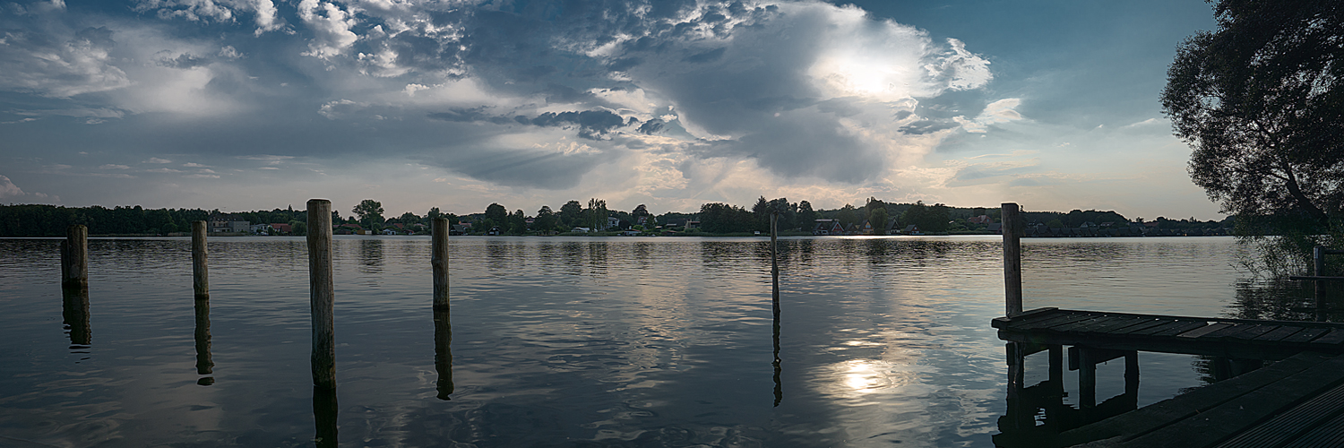 Abend am Mirower See