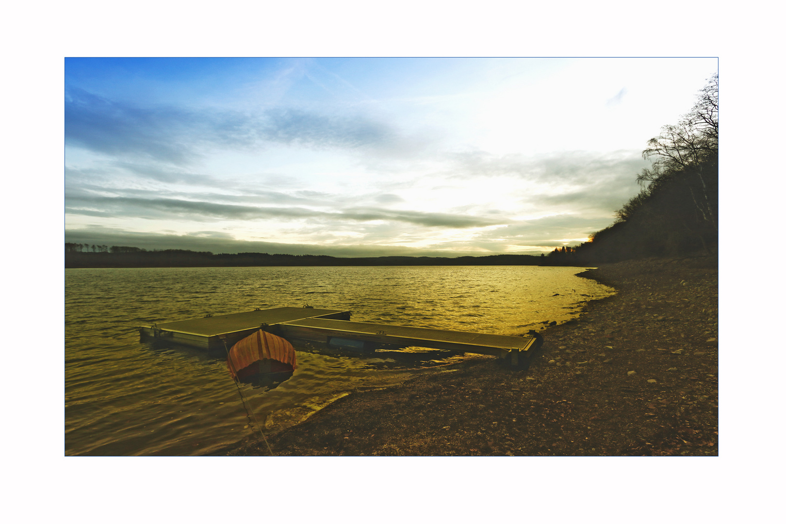 Abend am Möhnesee