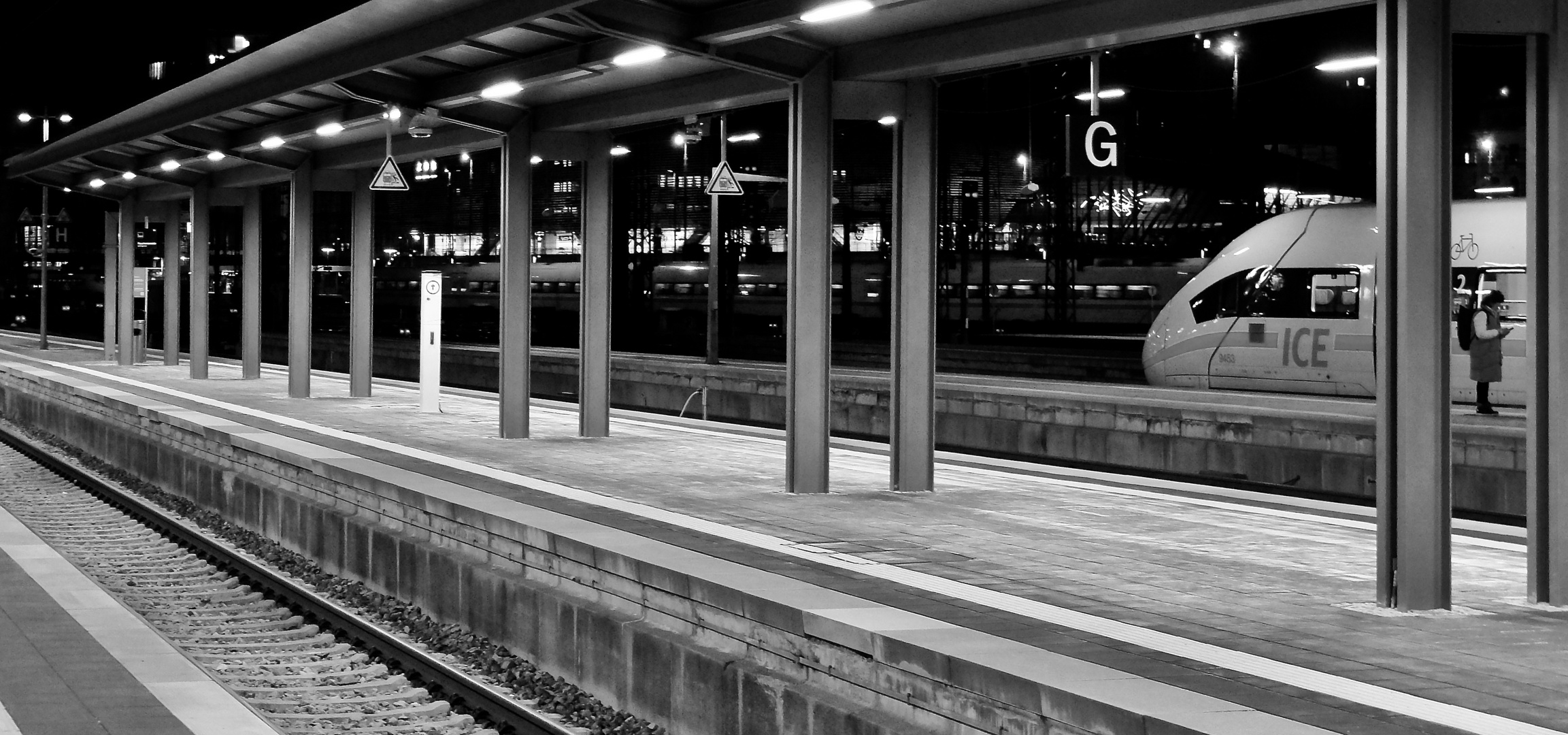 Abend am Münchner Hbf