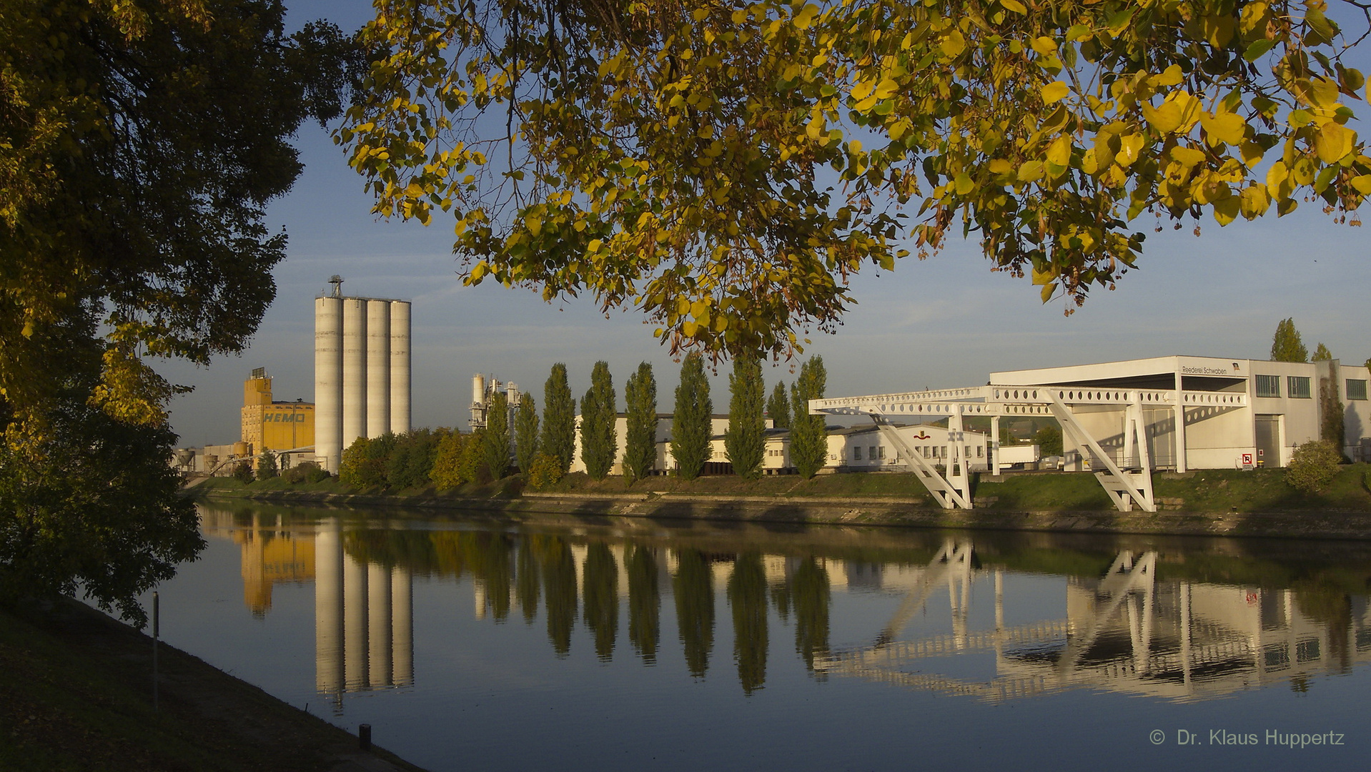 Abend am Neckarkanal