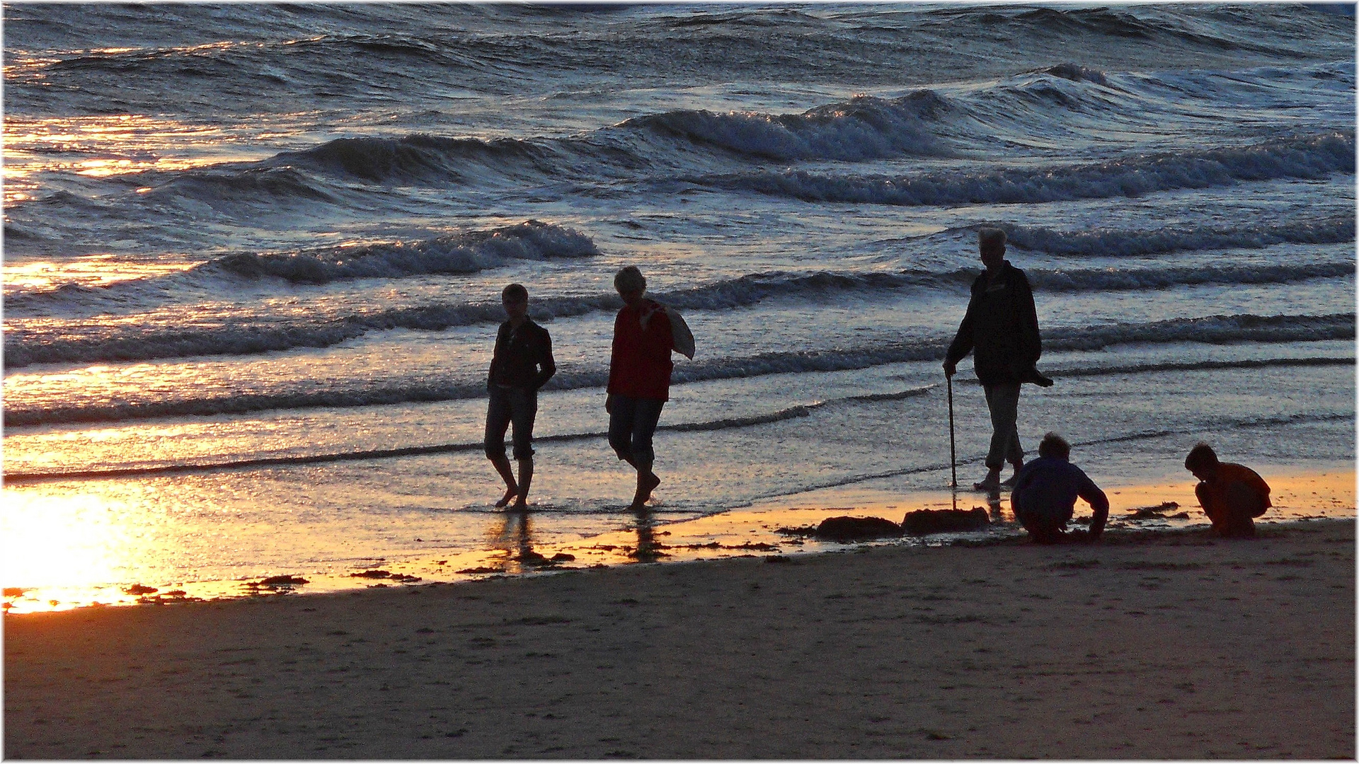 Abend am Nordseestrand