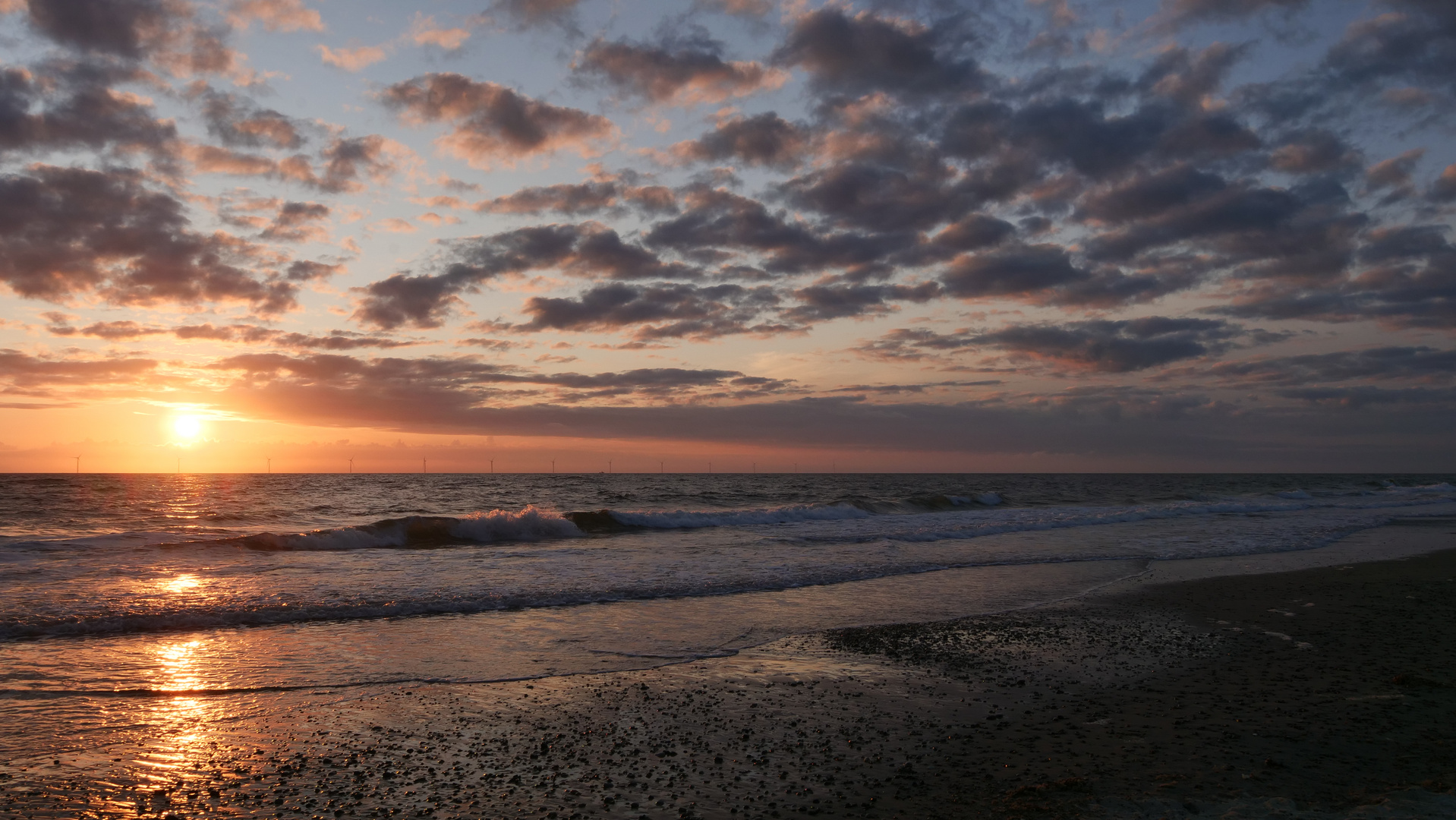 Abend am Nordseestrand