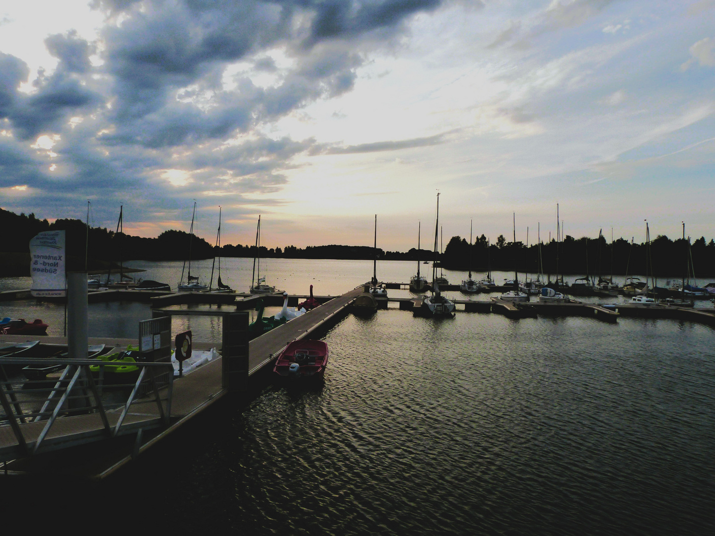 Abend am Pier