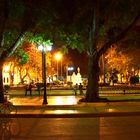 Abend am Platz der Revolution in Bayamo