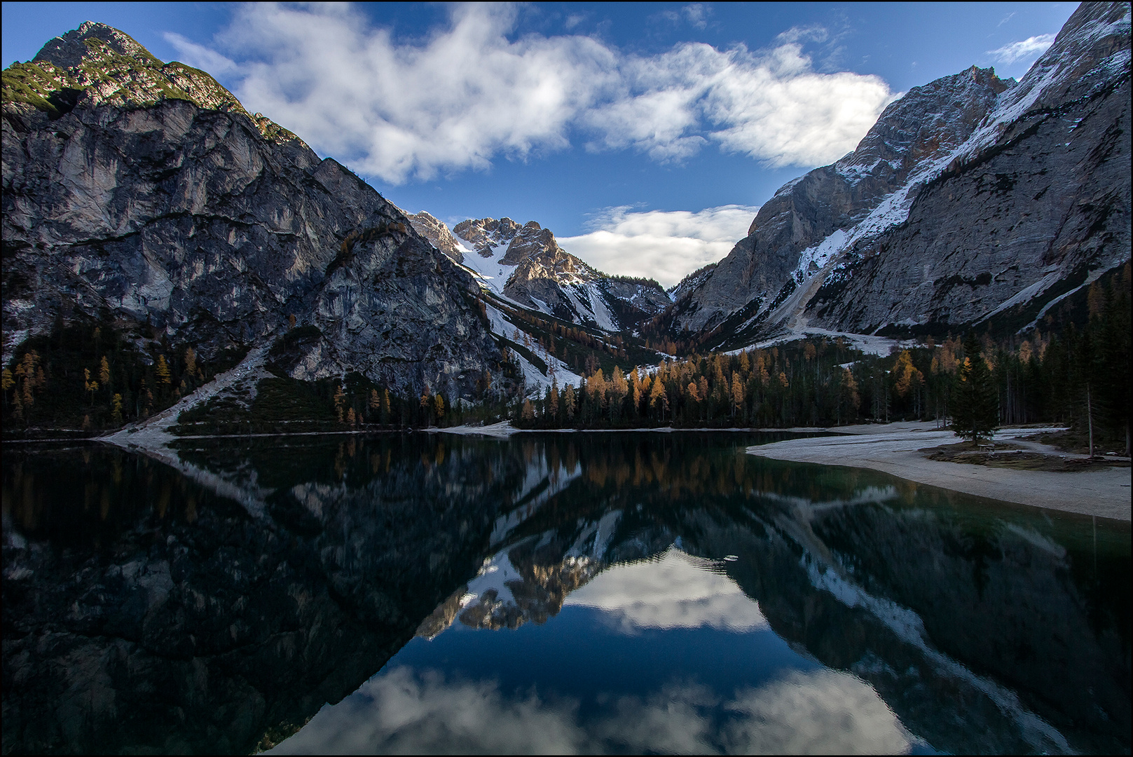 Abend am Pragser Wildsee