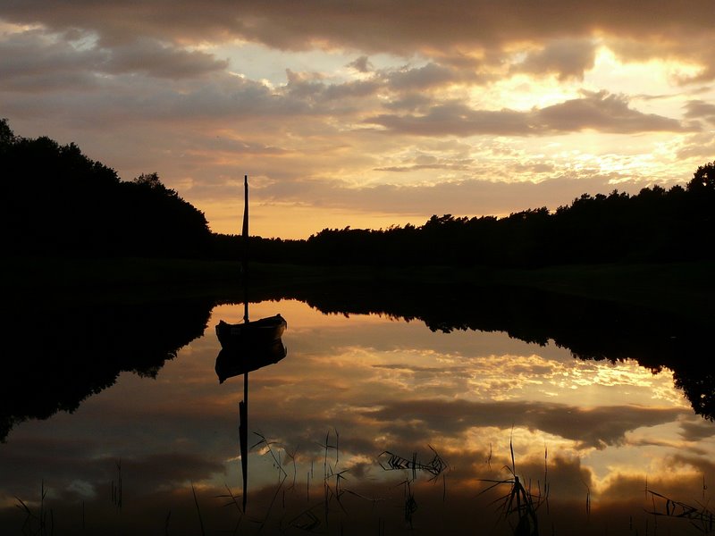 Abend am Prerowstrom