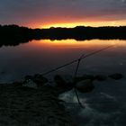 Abend am Raduniasee Kaschubien Polen